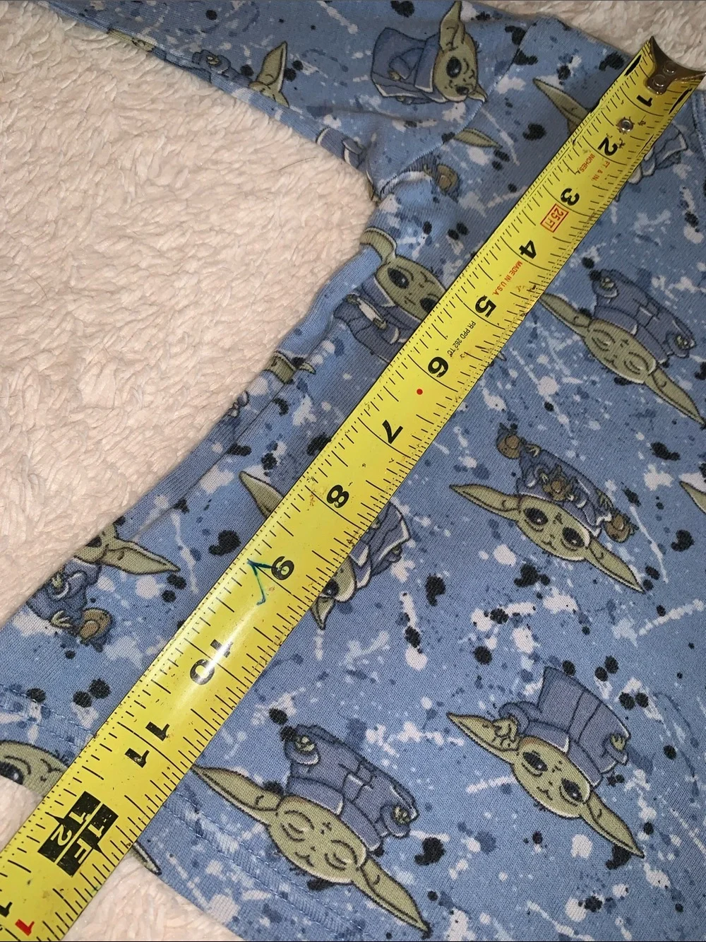 Gap Star Wars Yoda Blue Pajama Set 2 EUC